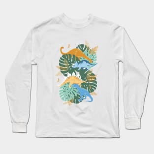 Jungle Dinosaurs Long Sleeve T-Shirt